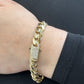 14K Women's Ittallo Bracelet Cz Stones At Lock