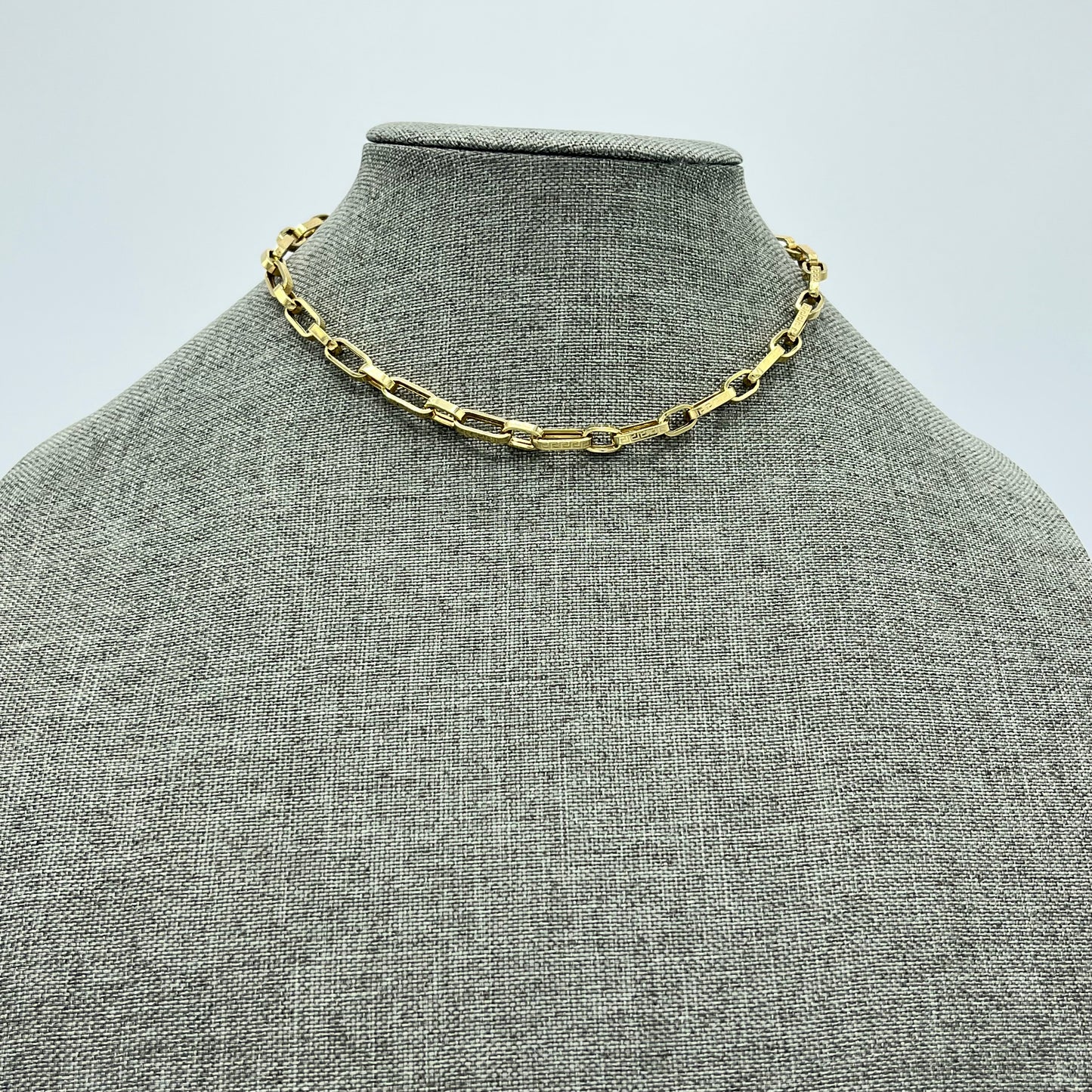 14K Hollow Gold Necklace \\16”\\